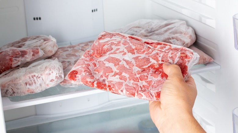 How long can meat be kept in the freezer