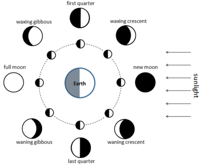 How Long Does It Take for the Entire Pattern of Moon Phases to Be Completed?