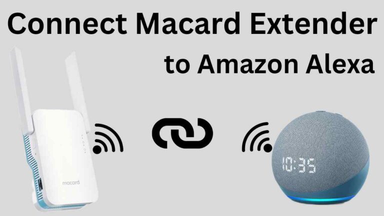 Connect the Macard Extender to Alexa